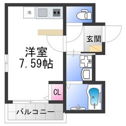 サンセリテ南巽の物件間取画像